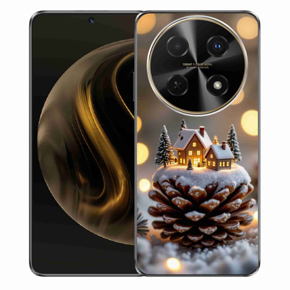 Gélový kryt mmCase na Huawei Nova 12i - zimná dedinka