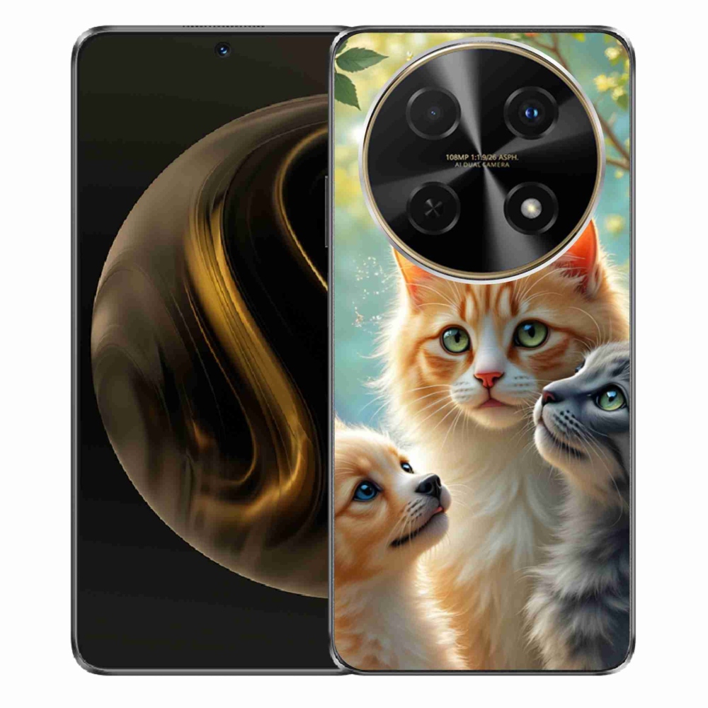 Gélový kryt mmCase na Huawei Nova 12i - zvieracie priateľstvo 2