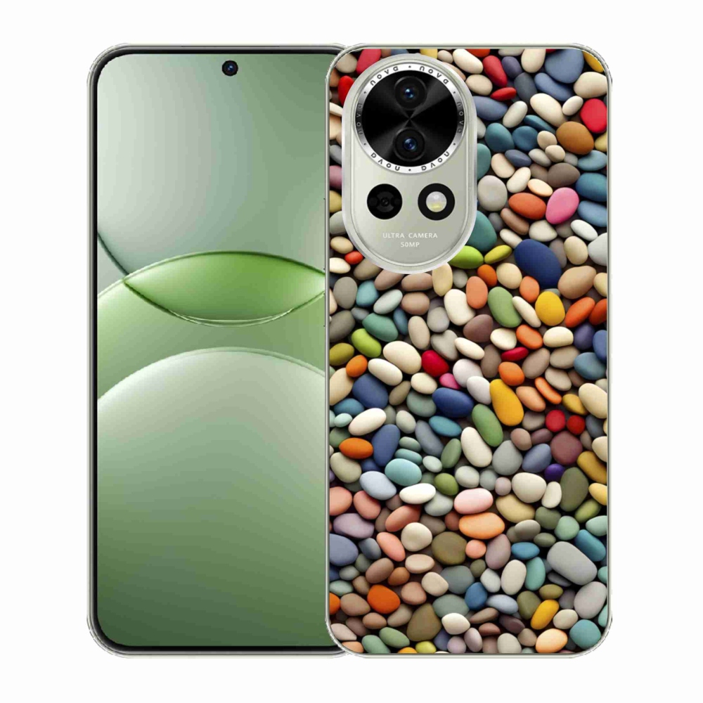 Gélový kryt mmCase na Huawei Nova 13 5G - farebné kamienky 2