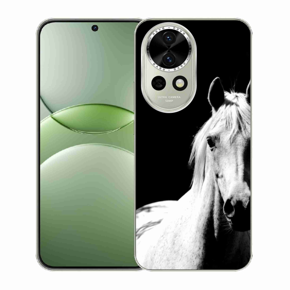Gélový kryt mmCase na Huawei Nova 13 5G - biely kôň 5