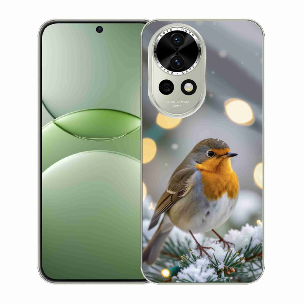 Gélový kryt mmCase na Huawei Nova 13 5G - červienka v zime