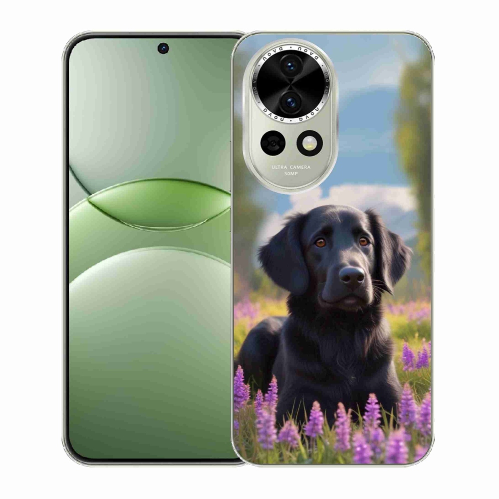 Gélový kryt mmCase na Huawei Nova 13 5G - elegantný čierny retriever