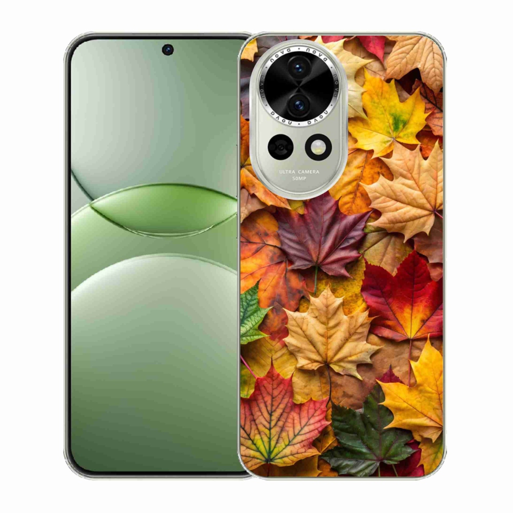 Gélový kryt mmCase na Huawei Nova 13 5G - javorové listy 2