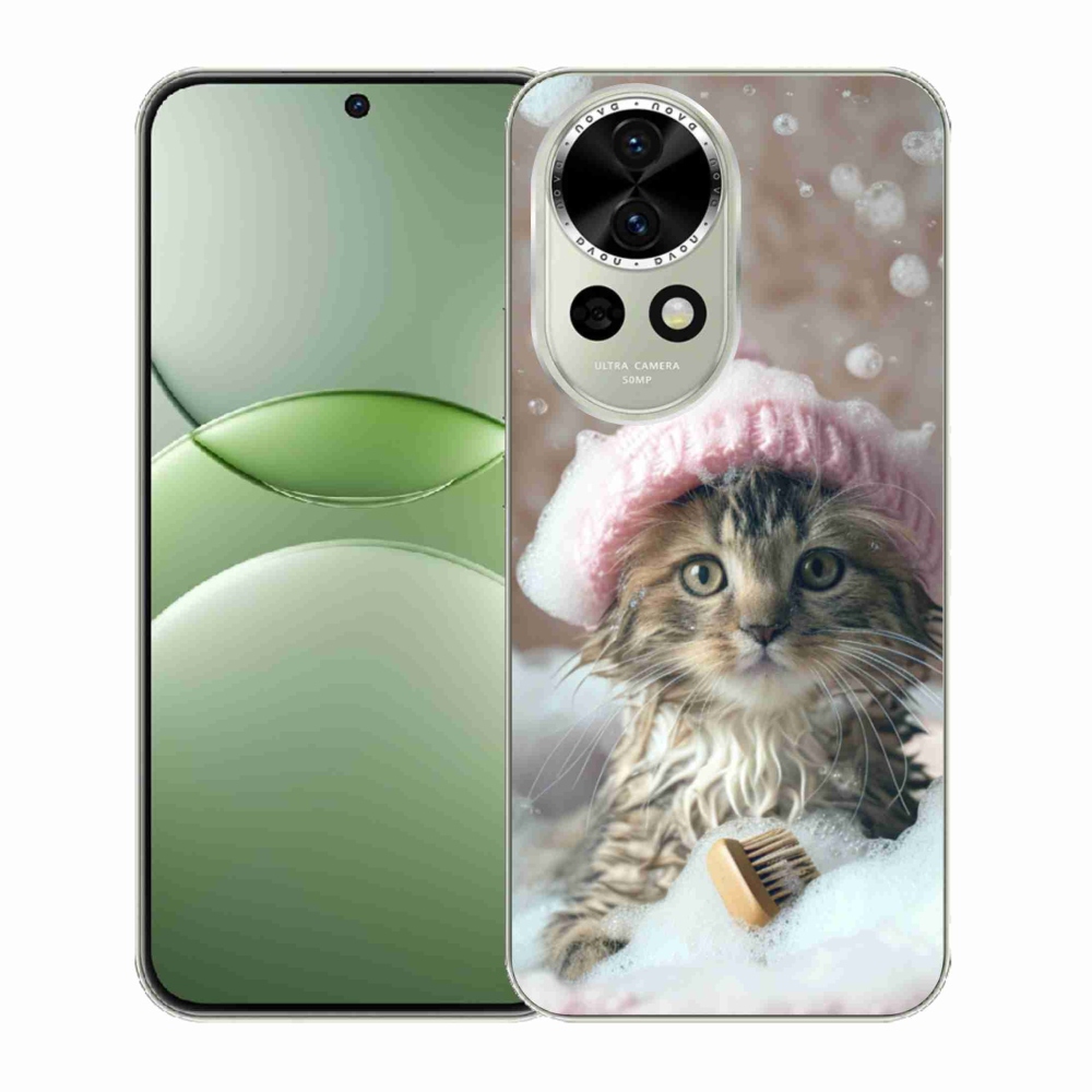Gélový kryt mmCase na Huawei Nova 13 5G - mačiatko a kúpeľ