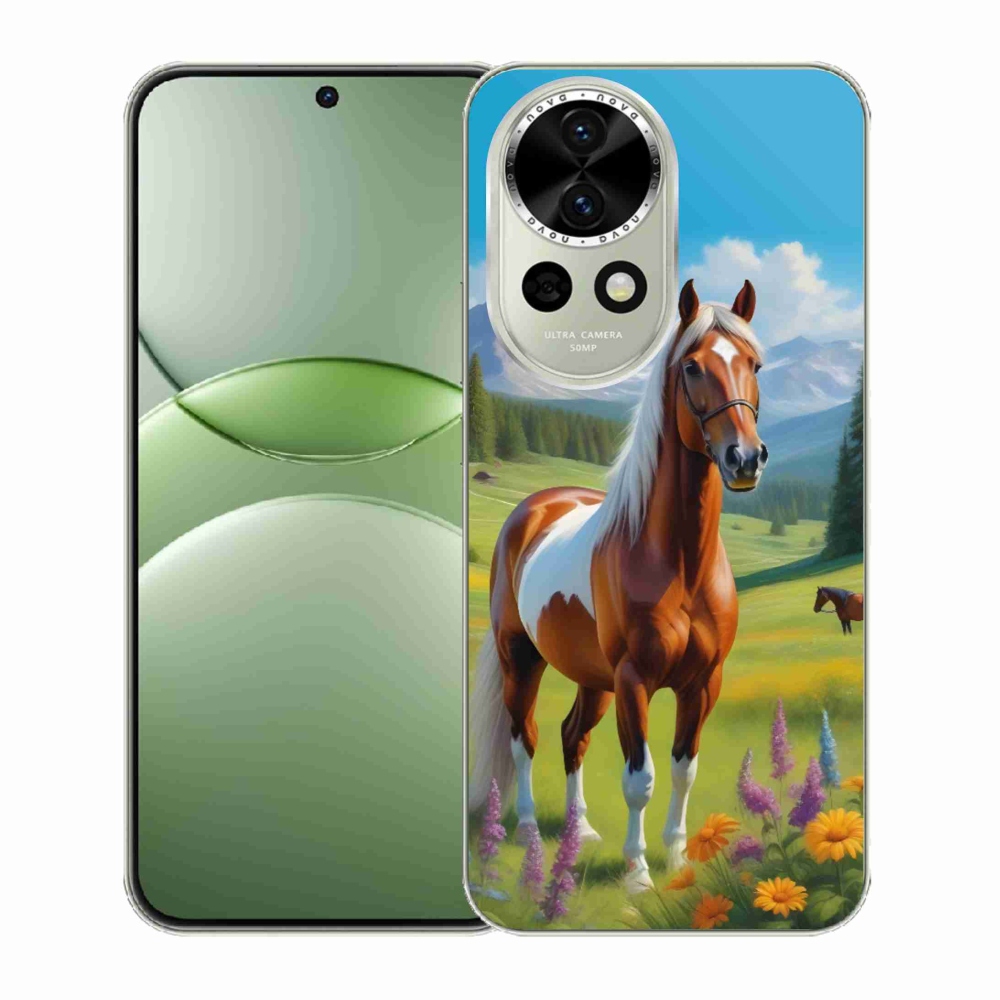 Gélový kryt mmCase na Huawei Nova 13 5G - kôň na lúke