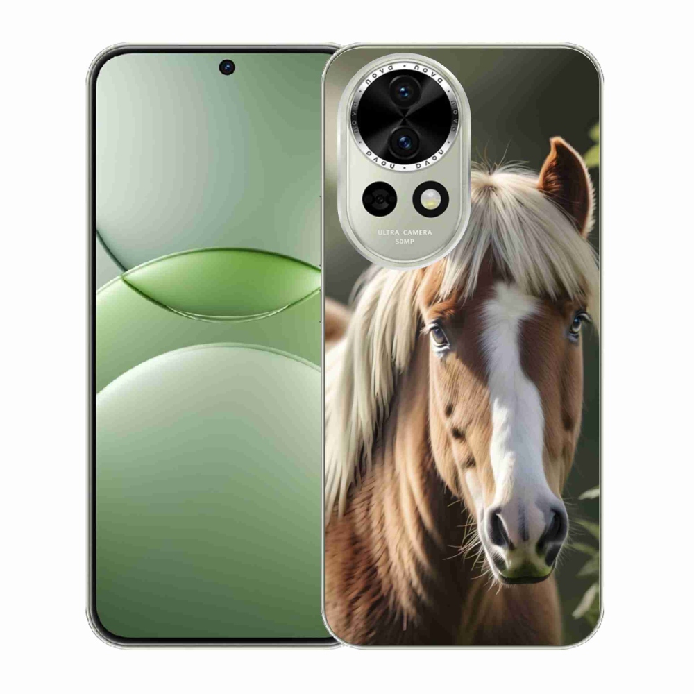 Gélový kryt mmCase na Huawei Nova 13 5G - kôň so svetlou hrivou