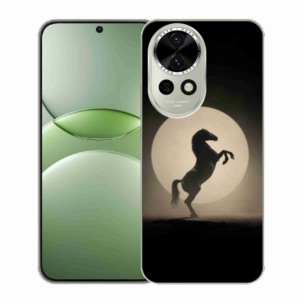 Gélový kryt mmCase na Huawei Nova 13 5G - kôň v siluete