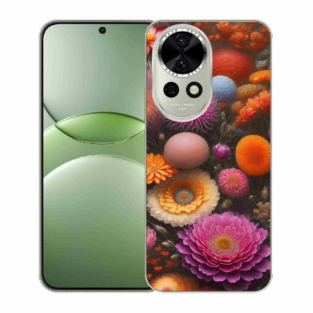 Gélový kryt mmCase na Huawei Nova 13 5G - kvetinová kompozícia