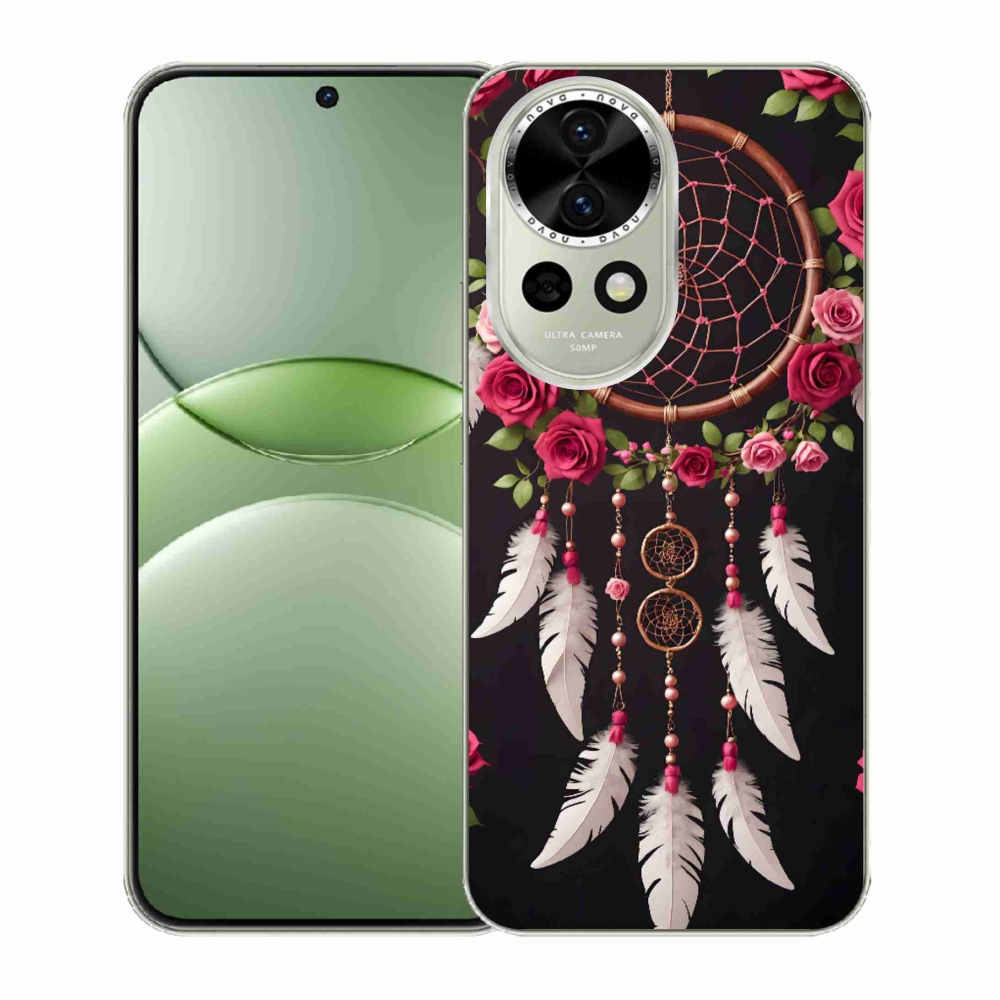 Gélový kryt mmCase na Huawei Nova 13 5G - lapač snov s ružami
