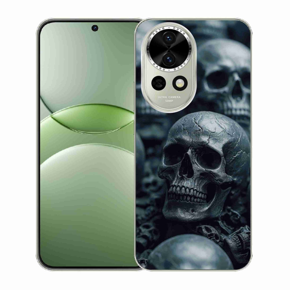 Gélový kryt mmCase na Huawei Nova 13 5G - lebka 2