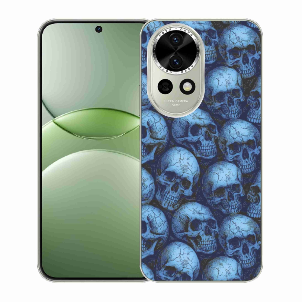 Gélový kryt mmCase na Huawei Nova 13 5G - lebky