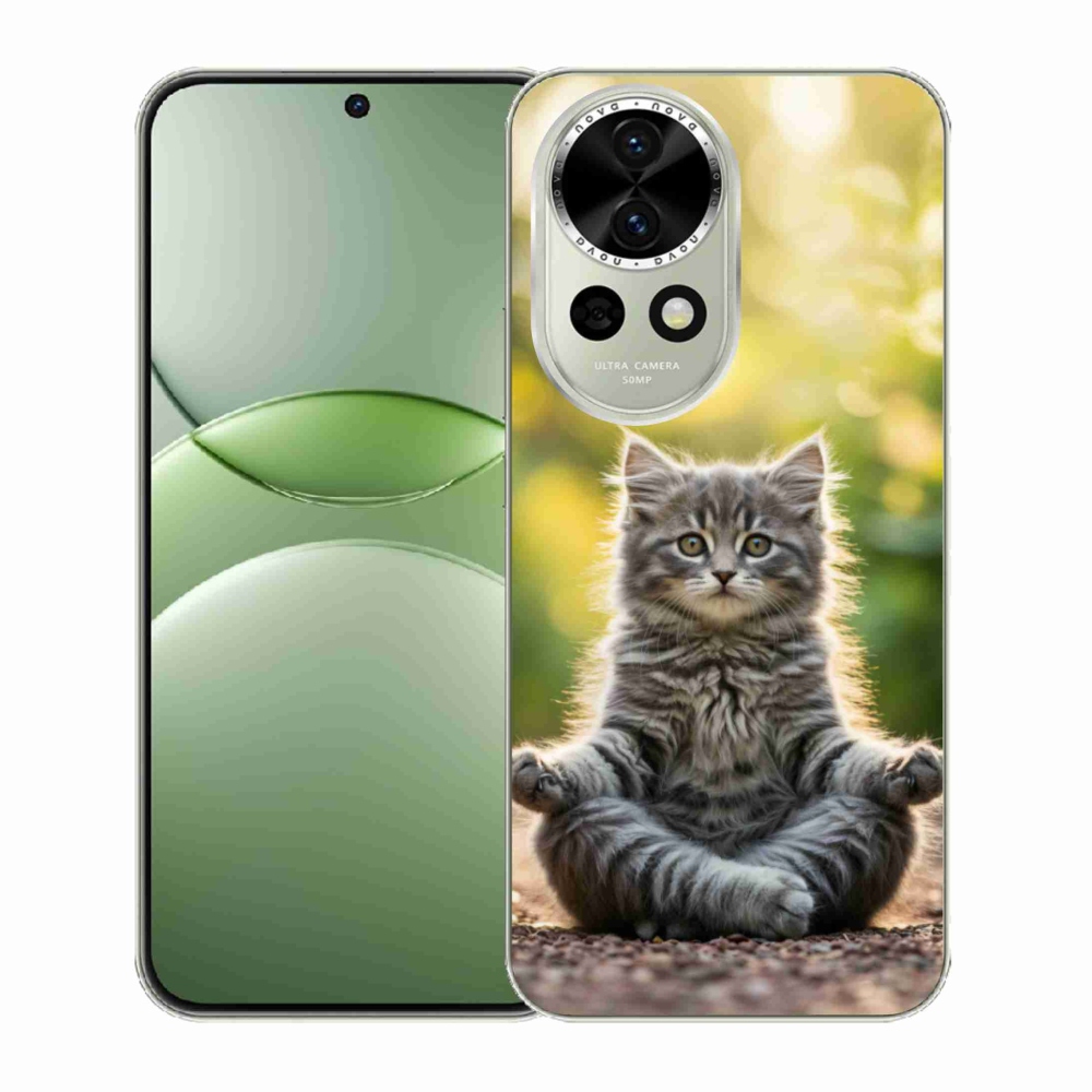 Gélový kryt mmCase na Huawei Nova 13 5G - meditujúce mačiatko