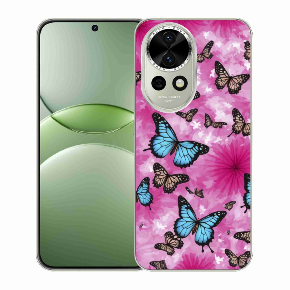 Gélový kryt mmCase na Huawei Nova 13 5G - motýlia záhrada