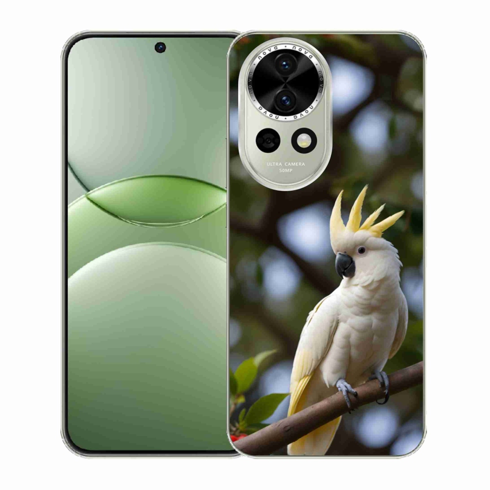Gélový kryt mmCase na Huawei Nova 13 5G - papagáj kakadu 3