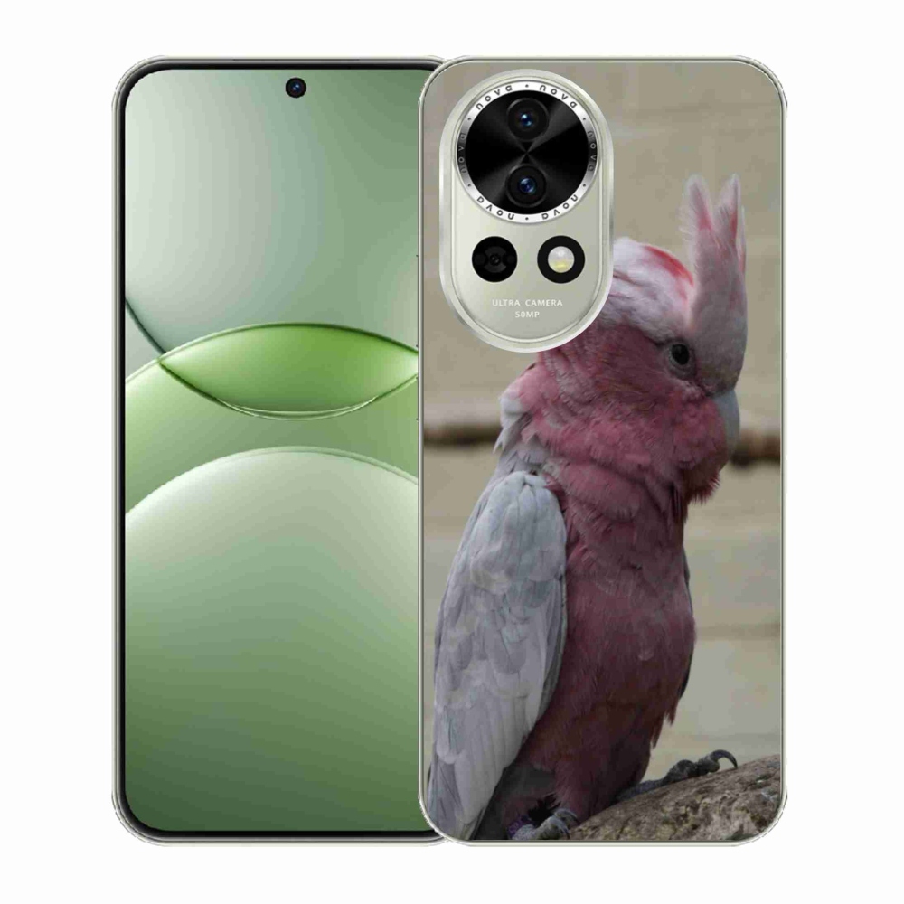 Gélový kryt mmCase na Huawei Nova 13 5G - papagáj kakadu ružový