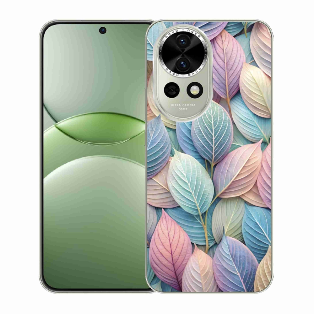 Gélový kryt mmCase na Huawei Nova 13 5G - pastelové listy