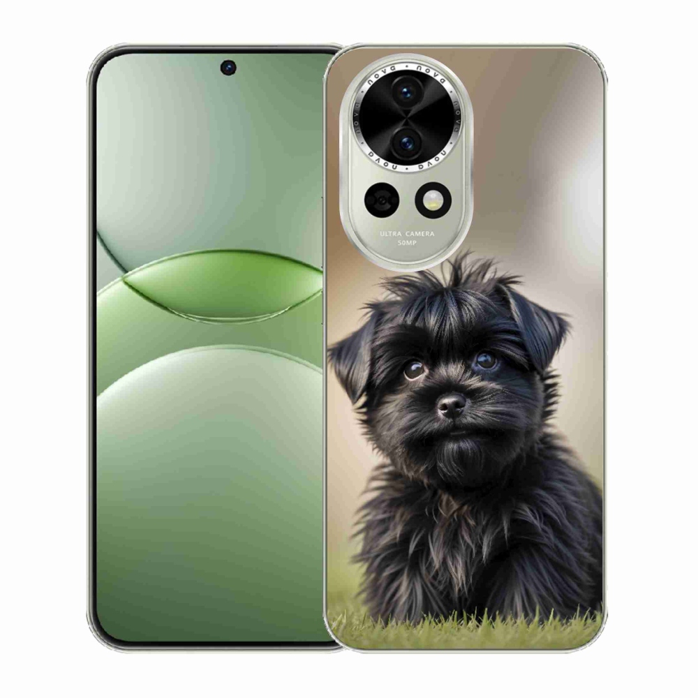 Gélový kryt mmCase na Huawei Nova 13 5G - roztomilý čierny psík