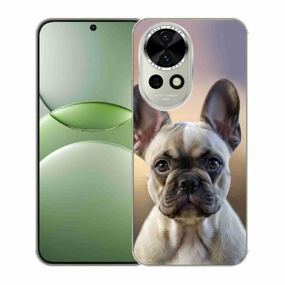 Gélový kryt mmCase na Huawei Nova 13 5G - roztomilý francúzsky buldoček