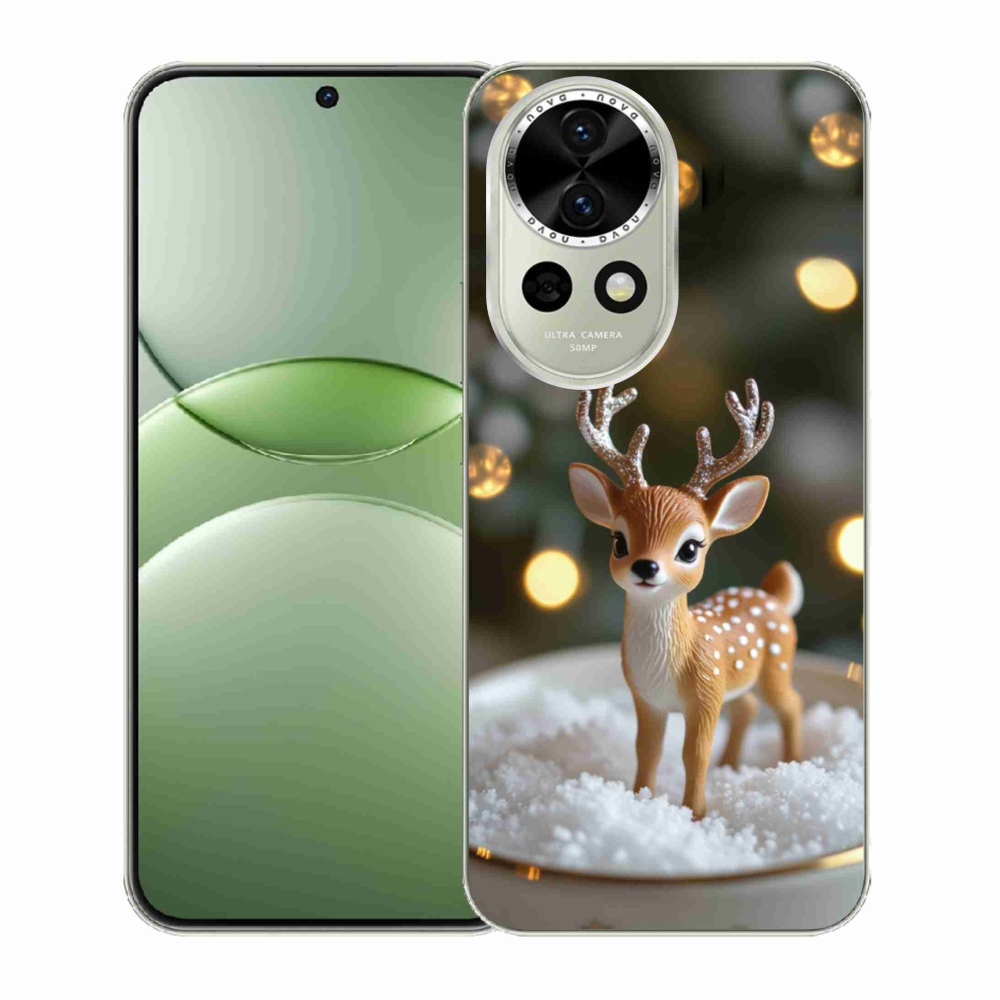 Gélový kryt mmCase na Huawei Nova 13 5G - roztomilý vianočný jeleň
