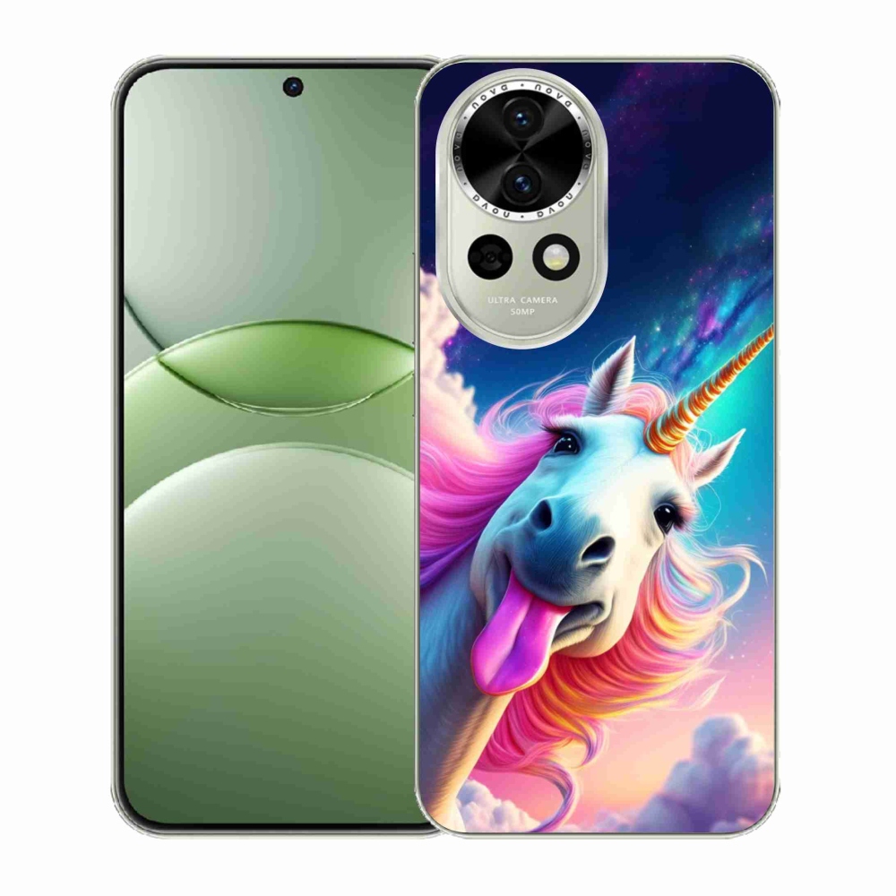 Gélový kryt mmCase na Huawei Nova 13 5G - šialený jednorožec