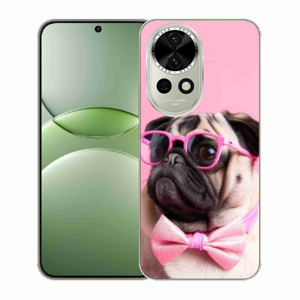 Gélový kryt mmCase na Huawei Nova 13 5G - štýlový mops