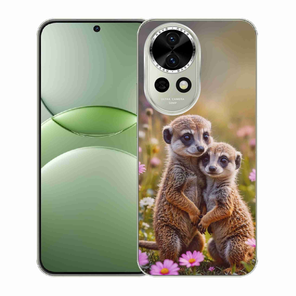 Gélový kryt mmCase na Huawei Nova 13 5G - surikatí duo