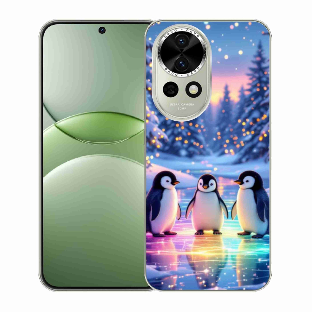Gélový kryt mmCase na Huawei Nova 13 5G - tučniaky