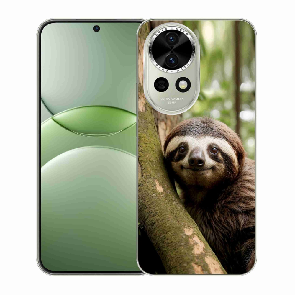 Gélový kryt mmCase na Huawei Nova 13 5G - usmievavý leňochod