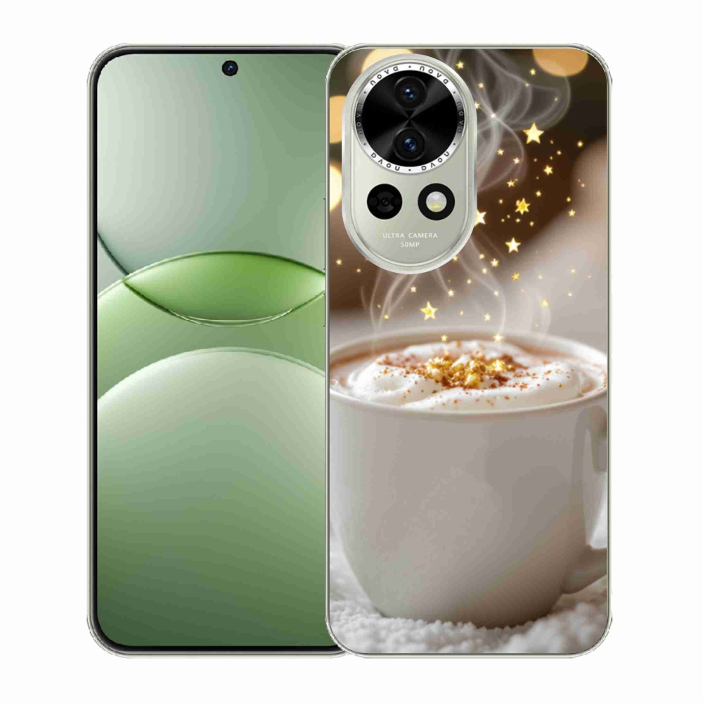 Gélový kryt mmCase na Huawei Nova 13 5G - vianočný horúci nápoj