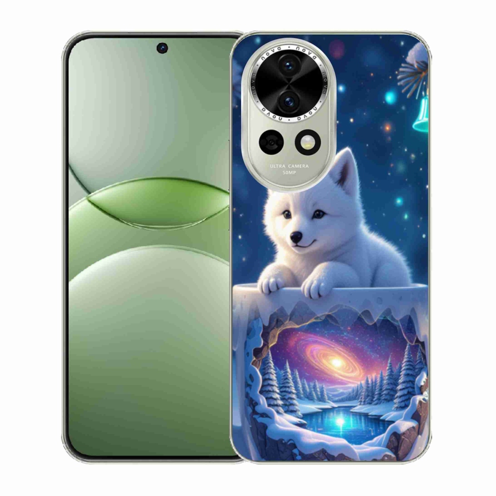 Gélový kryt mmCase na Huawei Nova 13 5G - vianočné šteňa
