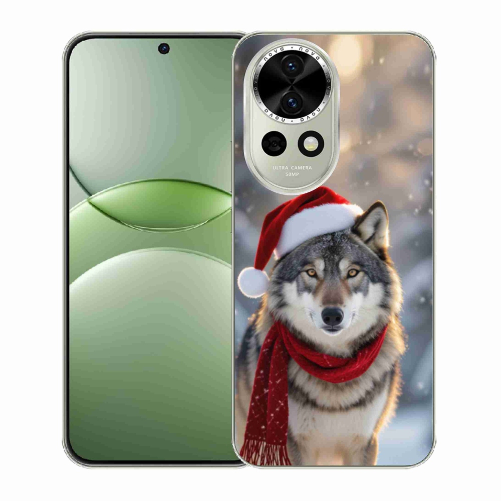 Gélový kryt mmCase na Huawei Nova 13 5G - vianočný vlk