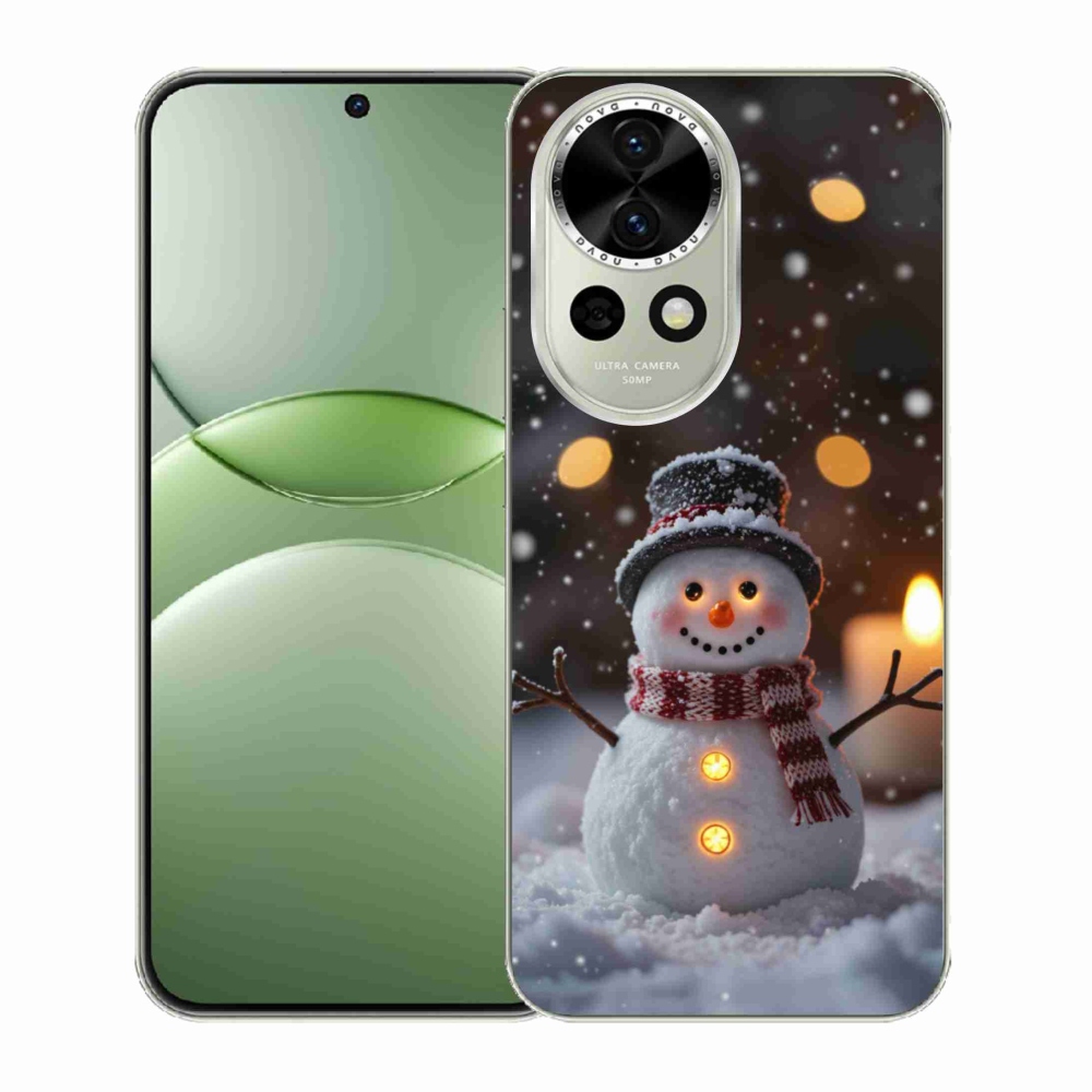Gélový kryt mmCase na Huawei Nova 13 5G - veselý snehuliak