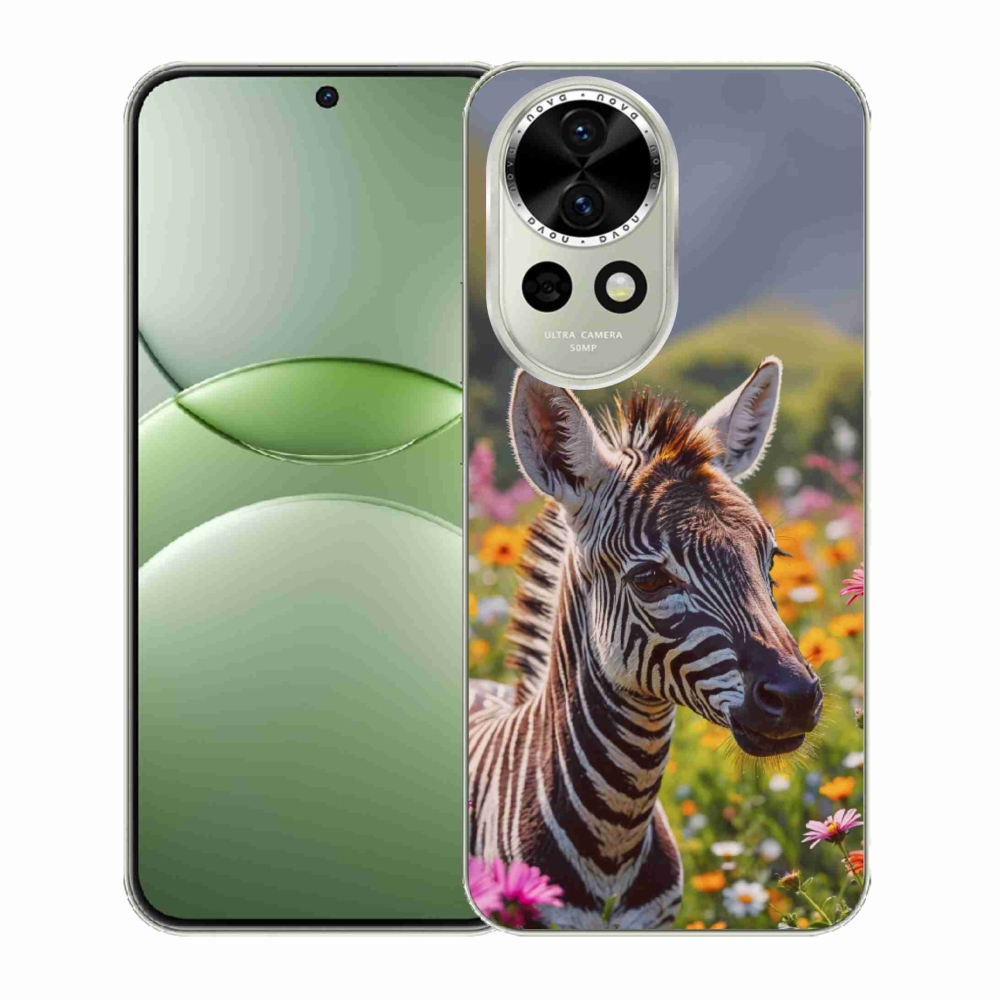 Gélový kryt mmCase na Huawei Nova 13 5G - zebra na lúke