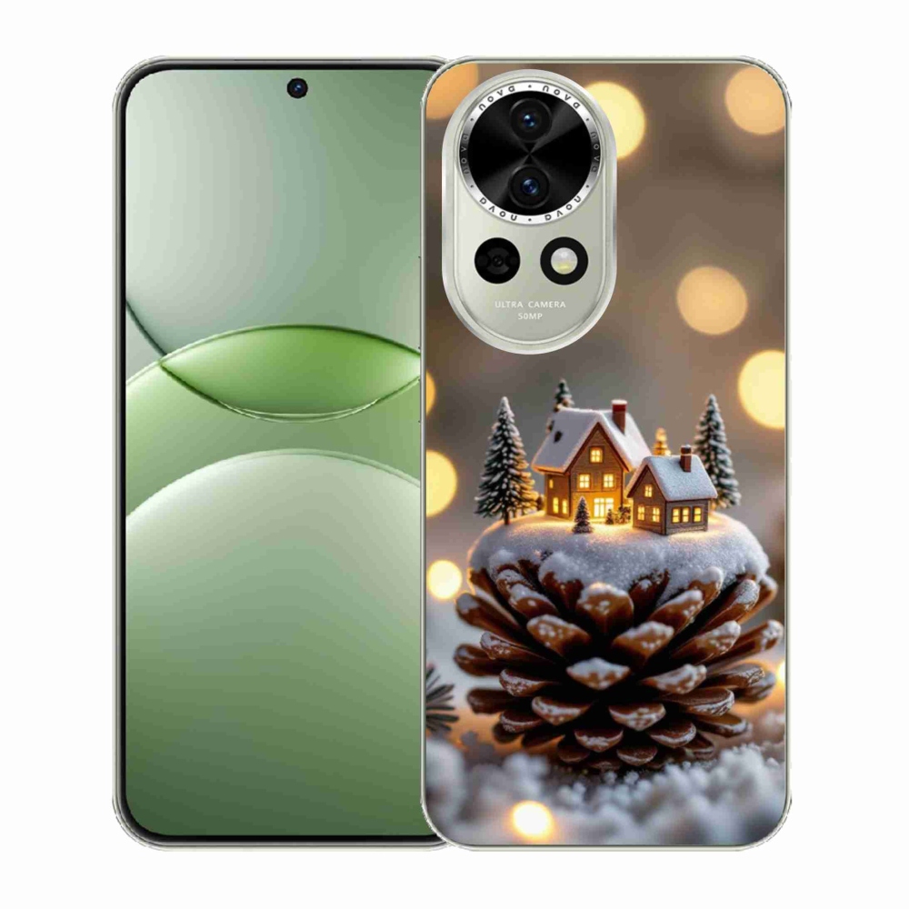 Gélový kryt mmCase na Huawei Nova 13 5G - zimná dedinka