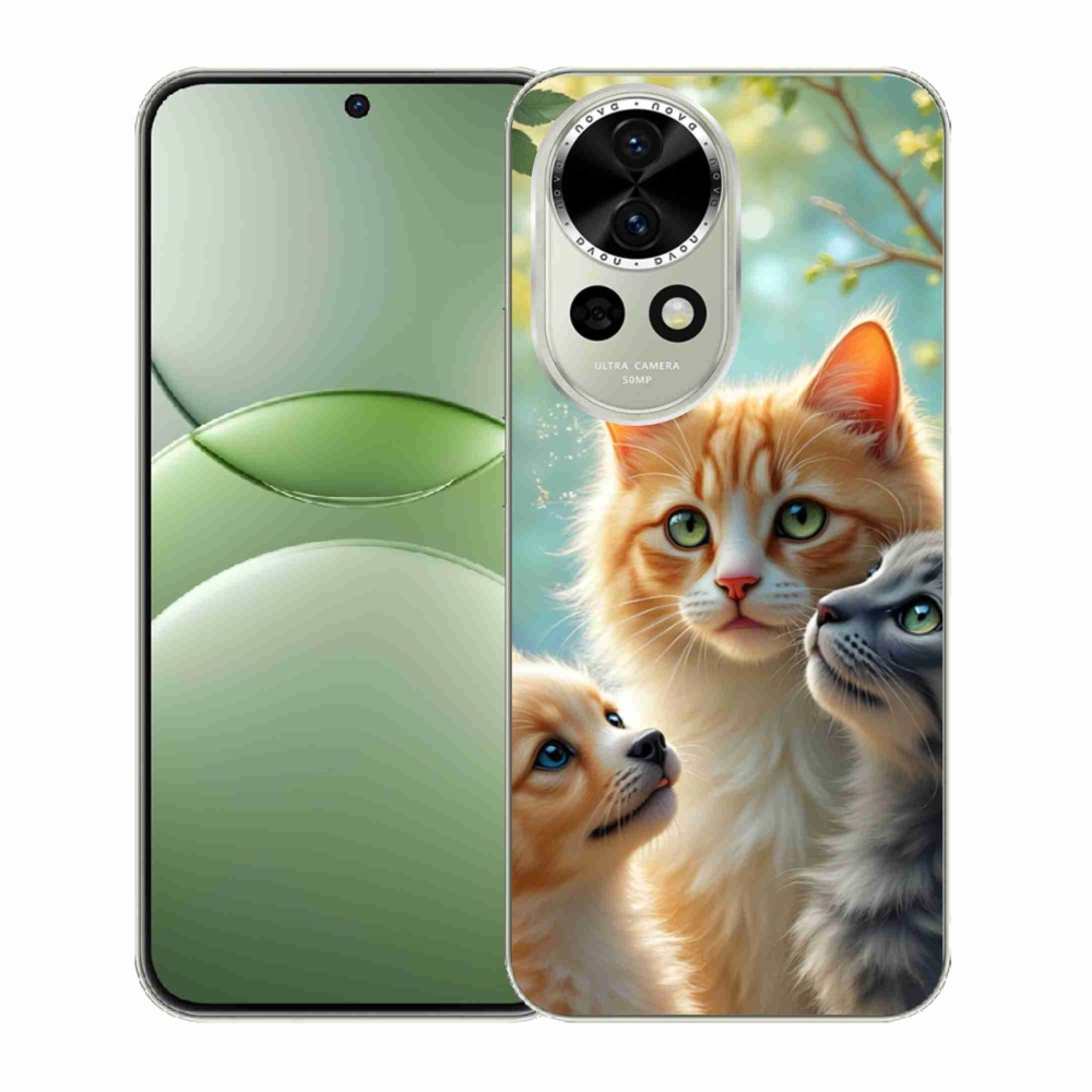 Gélový kryt mmCase na Huawei Nova 13 5G - zvieracie priateľstvo 2