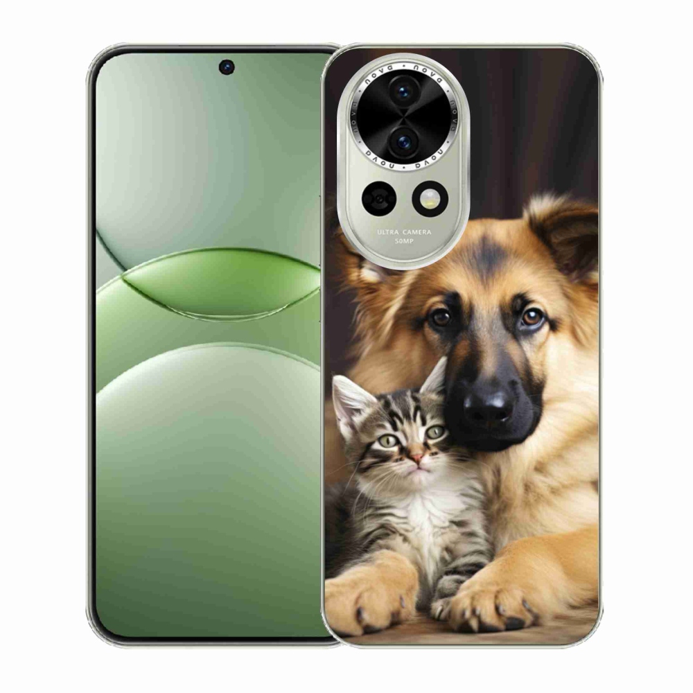 Gélový kryt mmCase na Huawei Nova 13 5G - zvieracie priateľstvo
