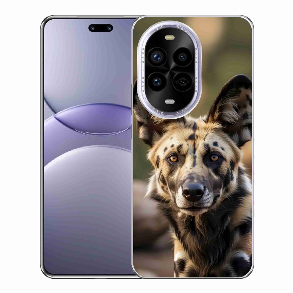 Gélový kryt mmCase na Huawei Nova 13 Pro 5G - africký divoký pes
