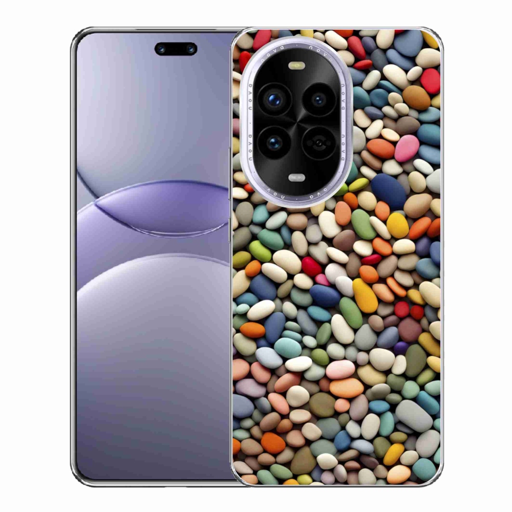 Gélový kryt mmCase na Huawei Nova 13 Pro 5G - farebné kamienky 2
