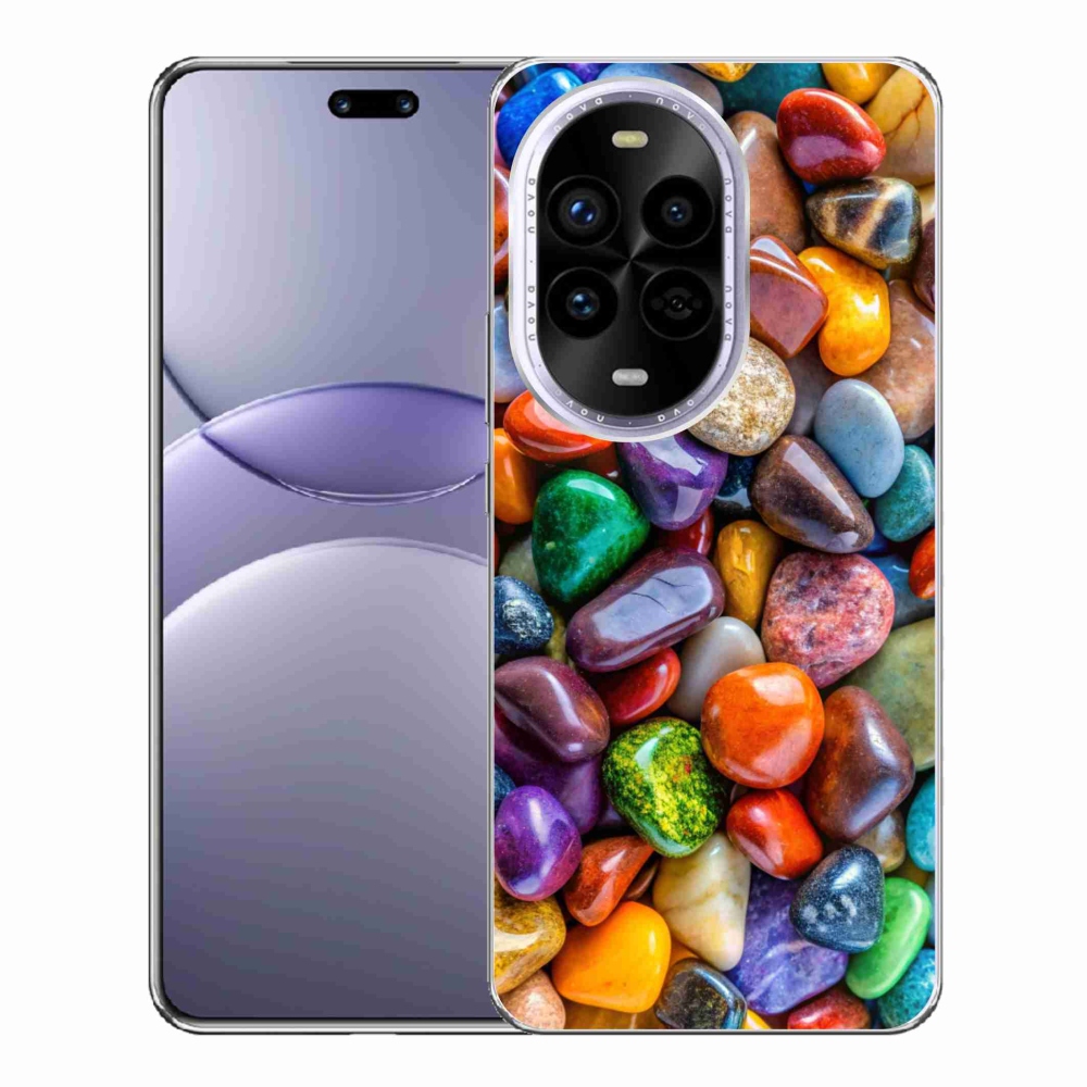 Gélový kryt mmCase na Huawei Nova 13 Pro 5G - farebné kamienky