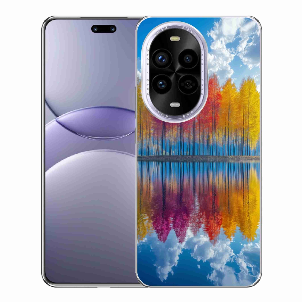 Gélový kryt mmCase na Huawei Nova 13 Pro 5G - farebné stromy