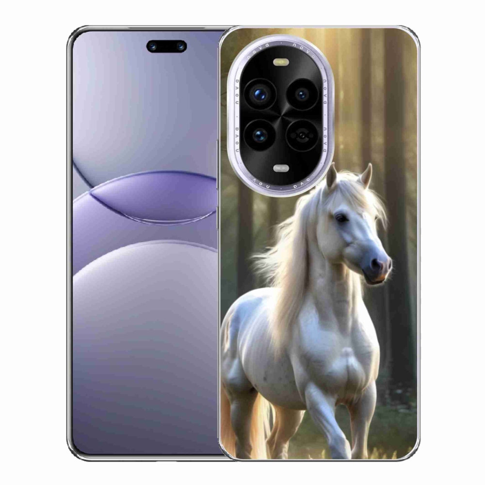 Gélový kryt mmCase na Huawei Nova 13 Pro 5G - biely kôň 3