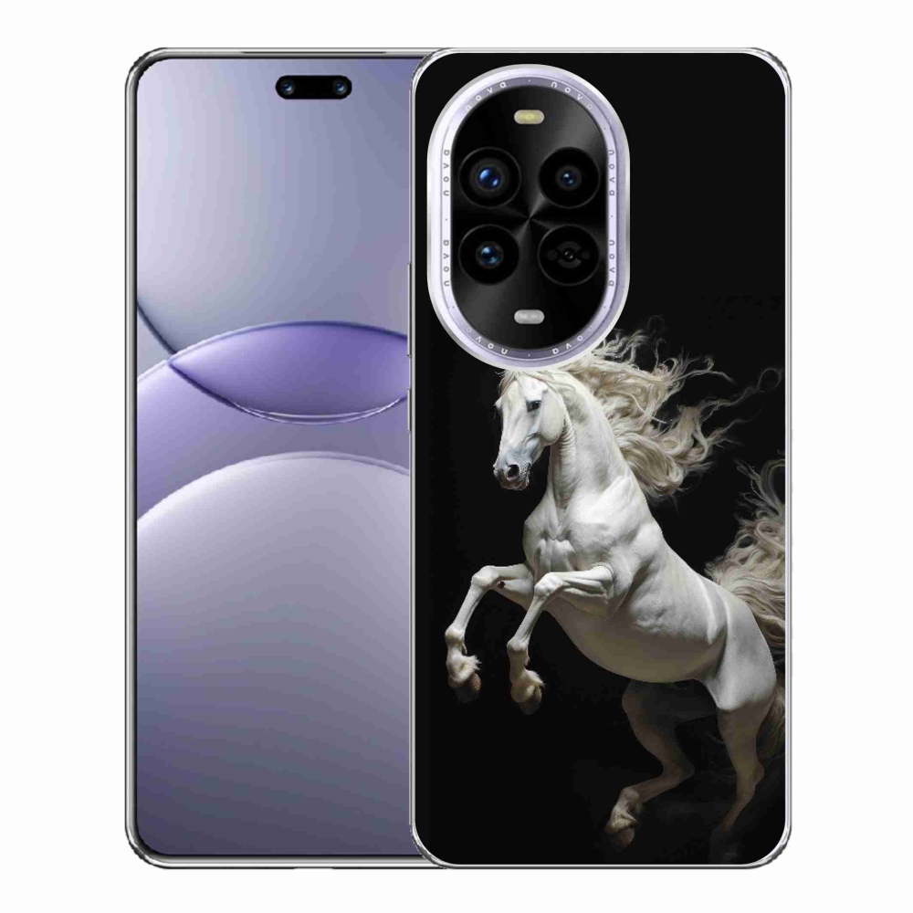 Gélový kryt mmCase na Huawei Nova 13 Pro 5G - biely kôň 4
