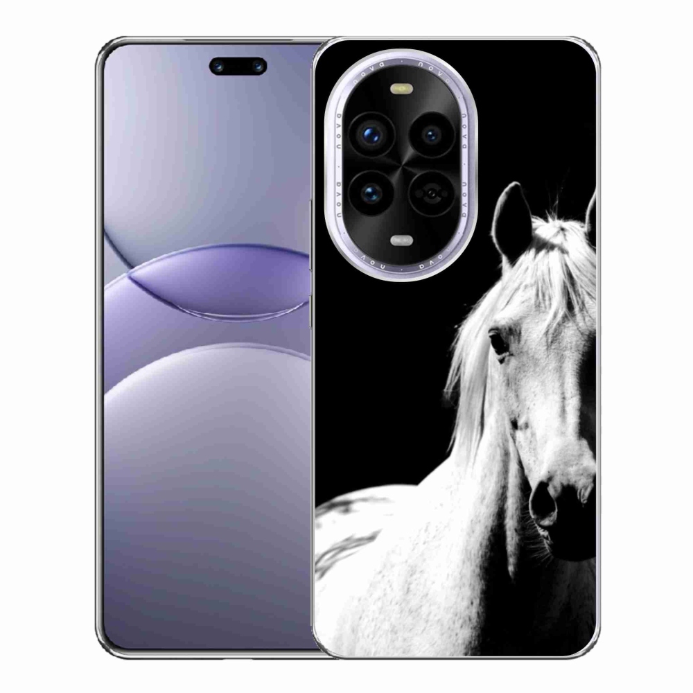 Gélový kryt mmCase na Huawei Nova 13 Pro 5G - biely kôň 5