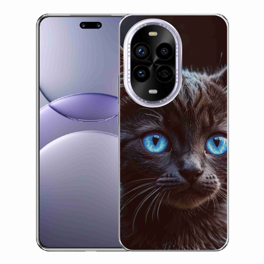 Gélový kryt mmCase na Huawei Nova 13 Pro 5G - čierne mačiatko 2
