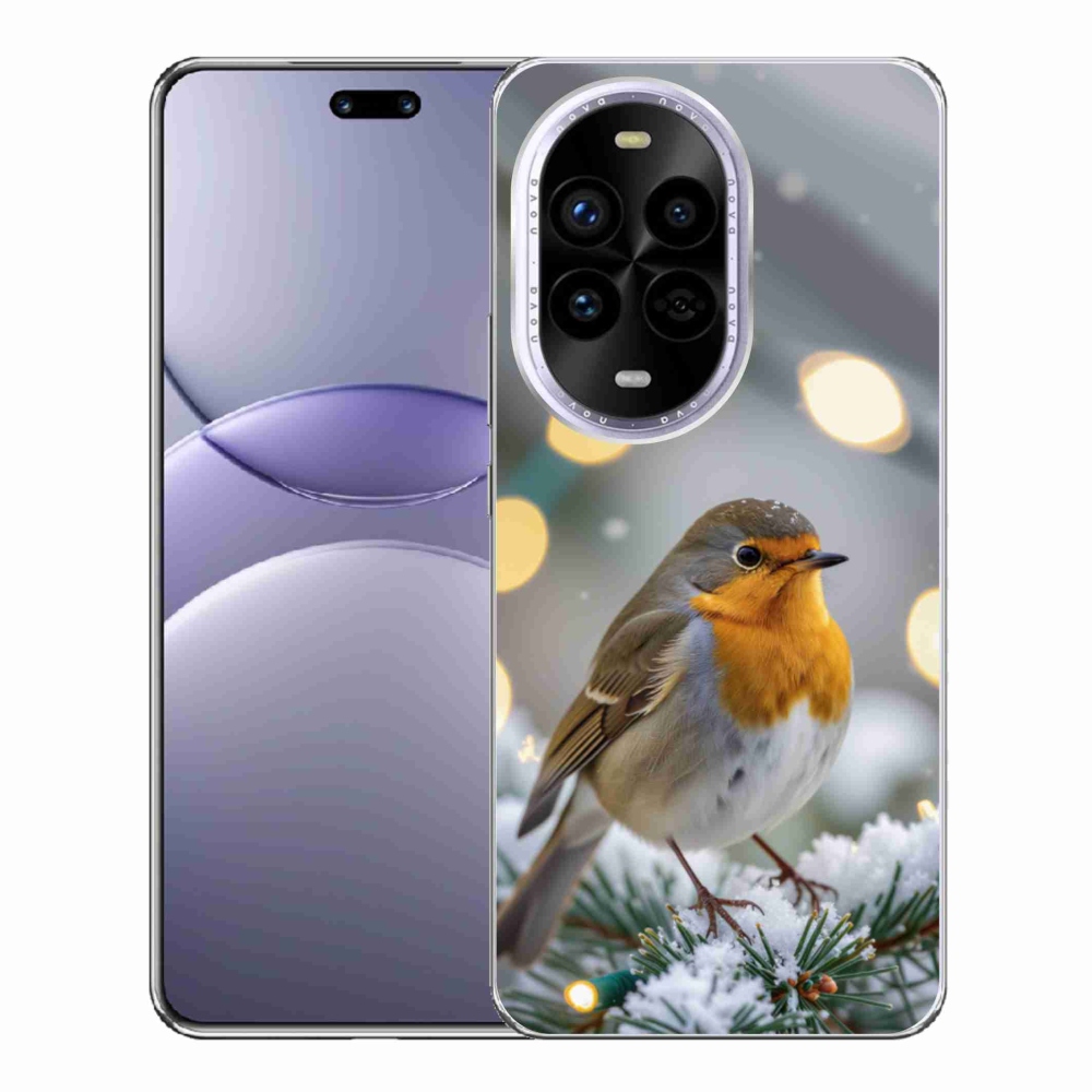 Gélový kryt mmCase na Huawei Nova 13 Pro 5G - červienka v zime