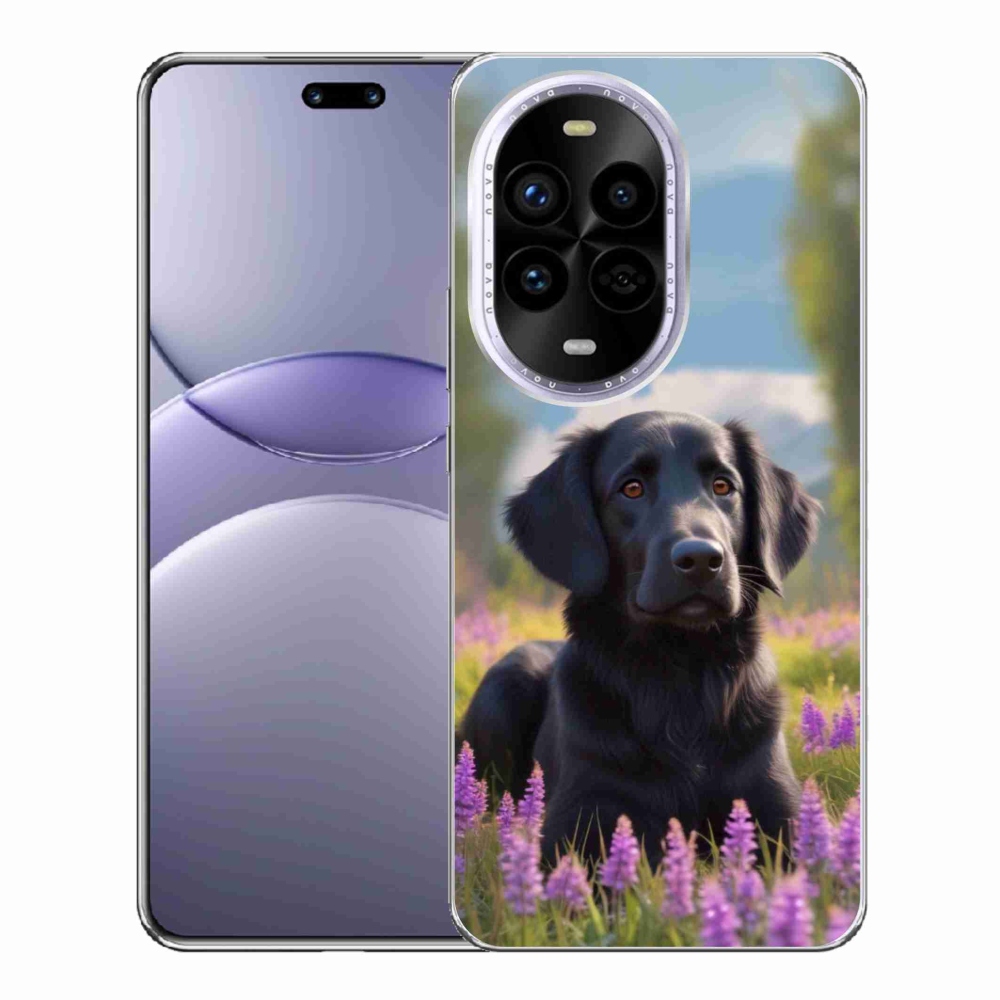 Gélový kryt mmCase na Huawei Nova 13 Pro 5G - elegantný čierny retriever