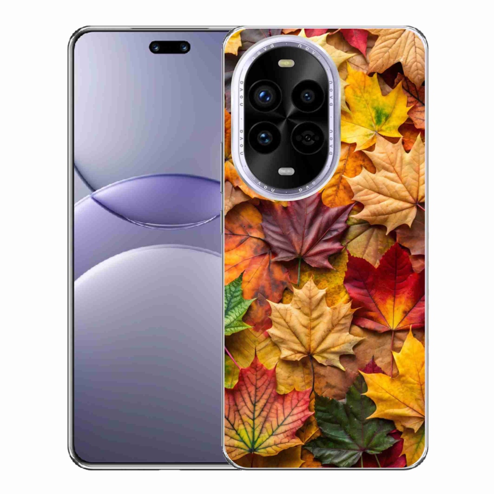 Gélový kryt mmCase na Huawei Nova 13 Pro 5G - javorové listy 2