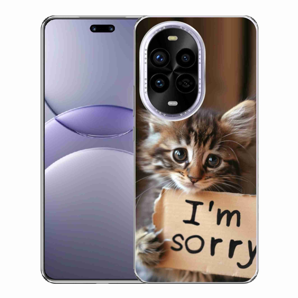 Gélový kryt mmCase na Huawei Nova 13 Pro 5G - mačacie ospravedlnenie