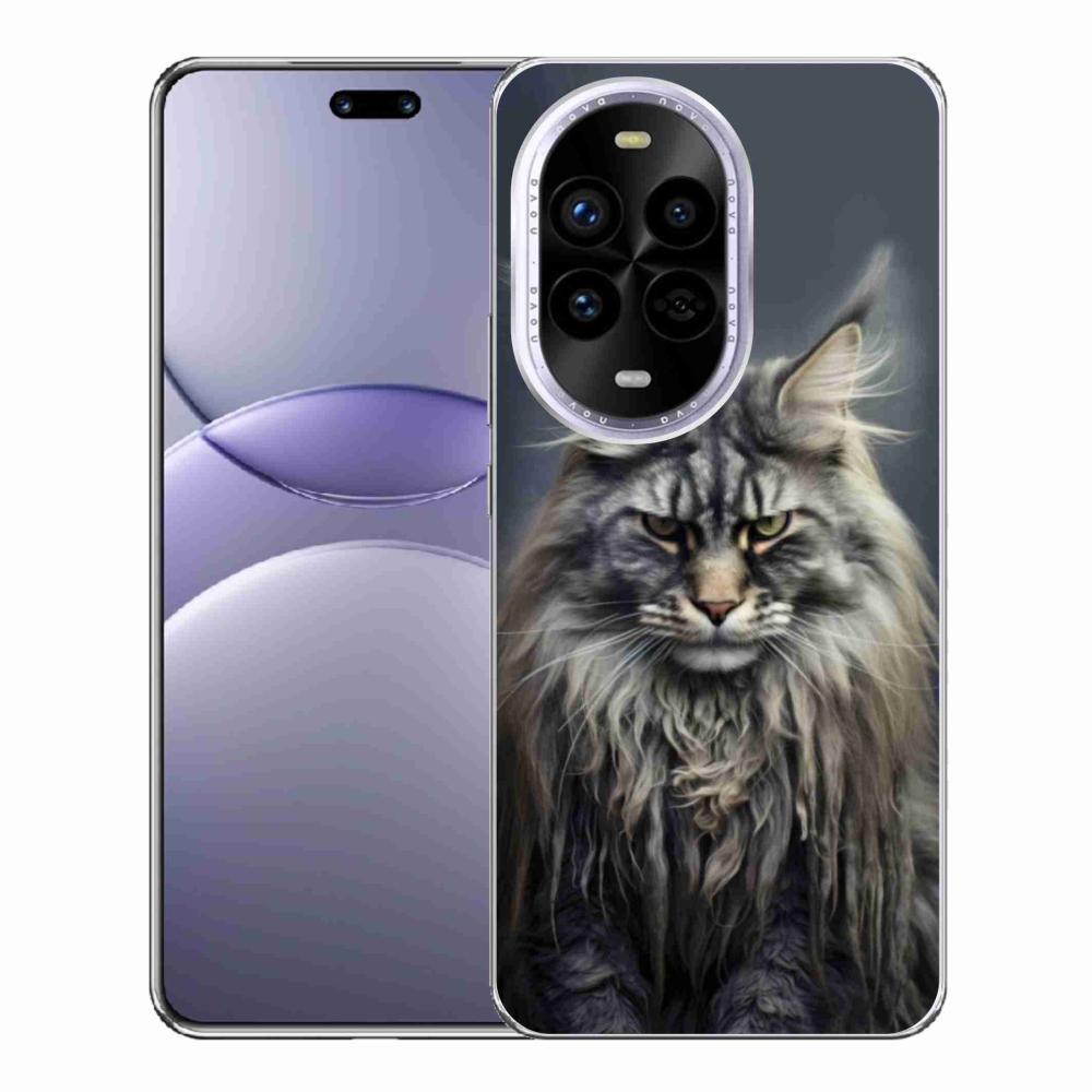 Gélový kryt mmCase na Huawei Nova 13 Pro 5G - mačacie pohľad 4
