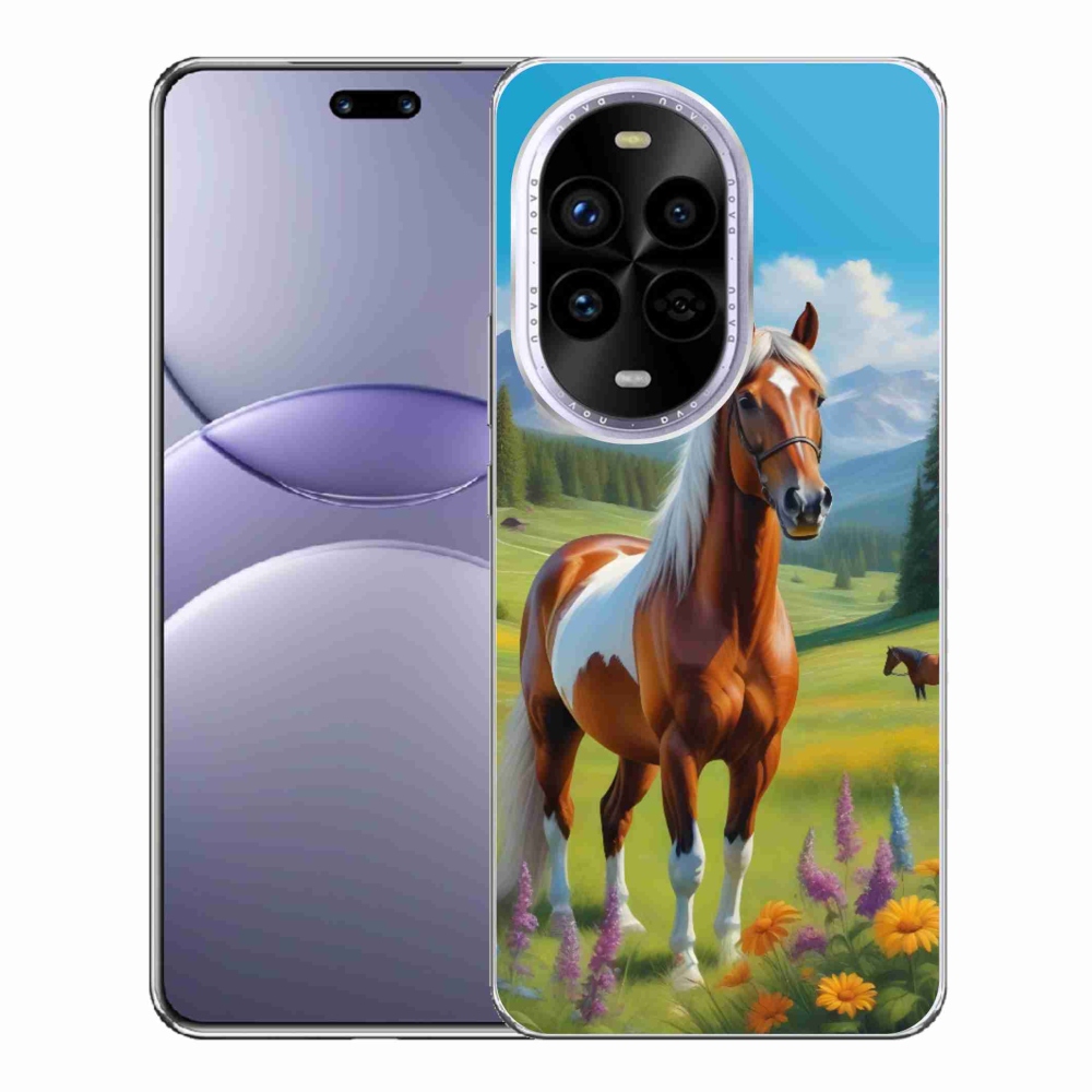 Gélový kryt mmCase na Huawei Nova 13 Pro 5G - kôň na lúke